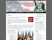 Tablet Screenshot of fileforcitizenship.com